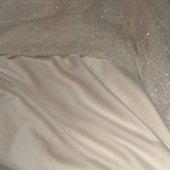 Lulu’s beaded and sequined wedding dress - heavy with beads tags cut out SMALL - Picture 11 of 17